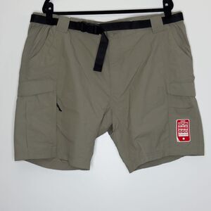 New Coleman Hiking Cargo Shorts Belted UPF 50 Men's Size XXL